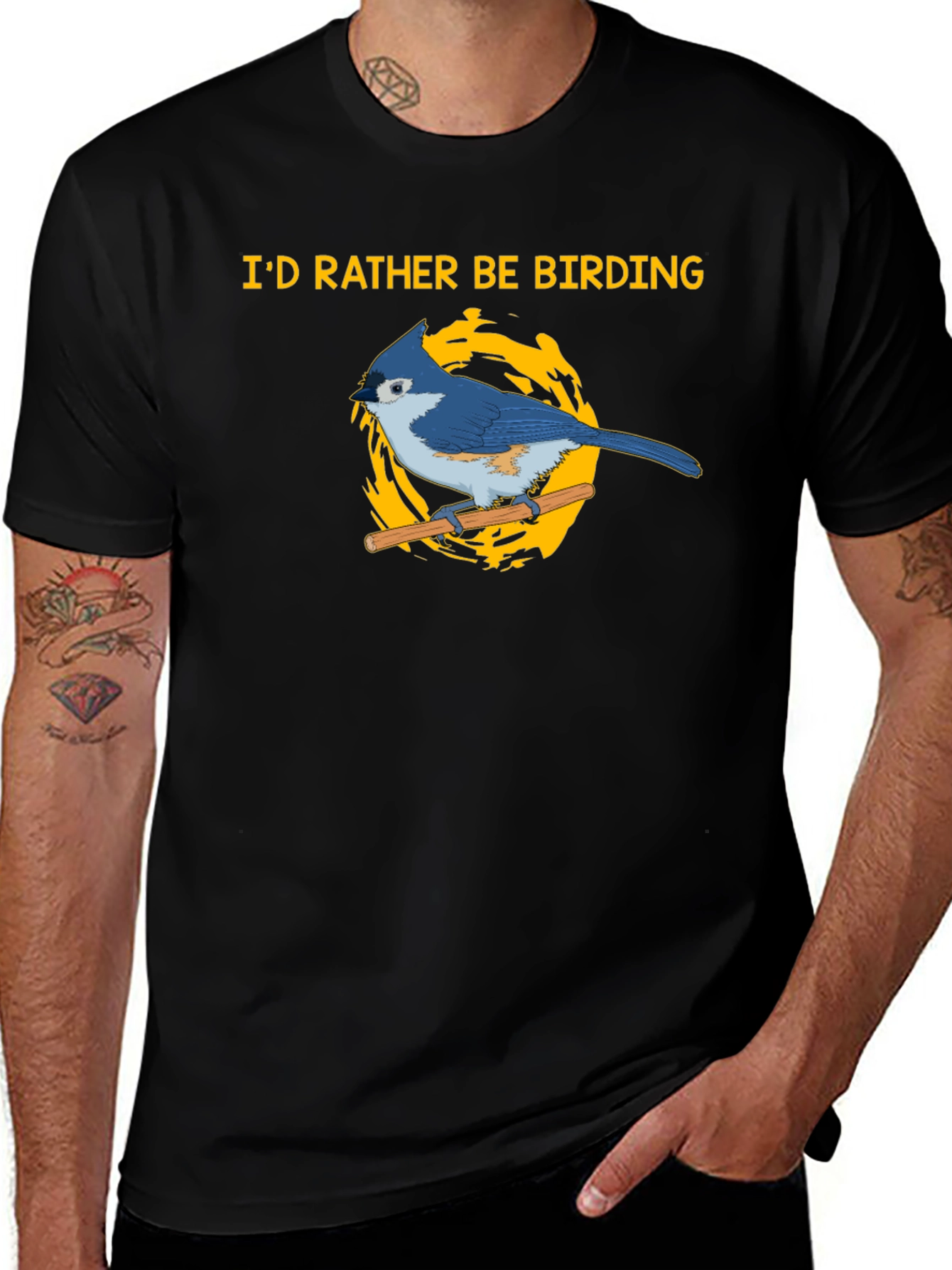 Birding Enthusiast T-Shirt - Id Rather Be Birding