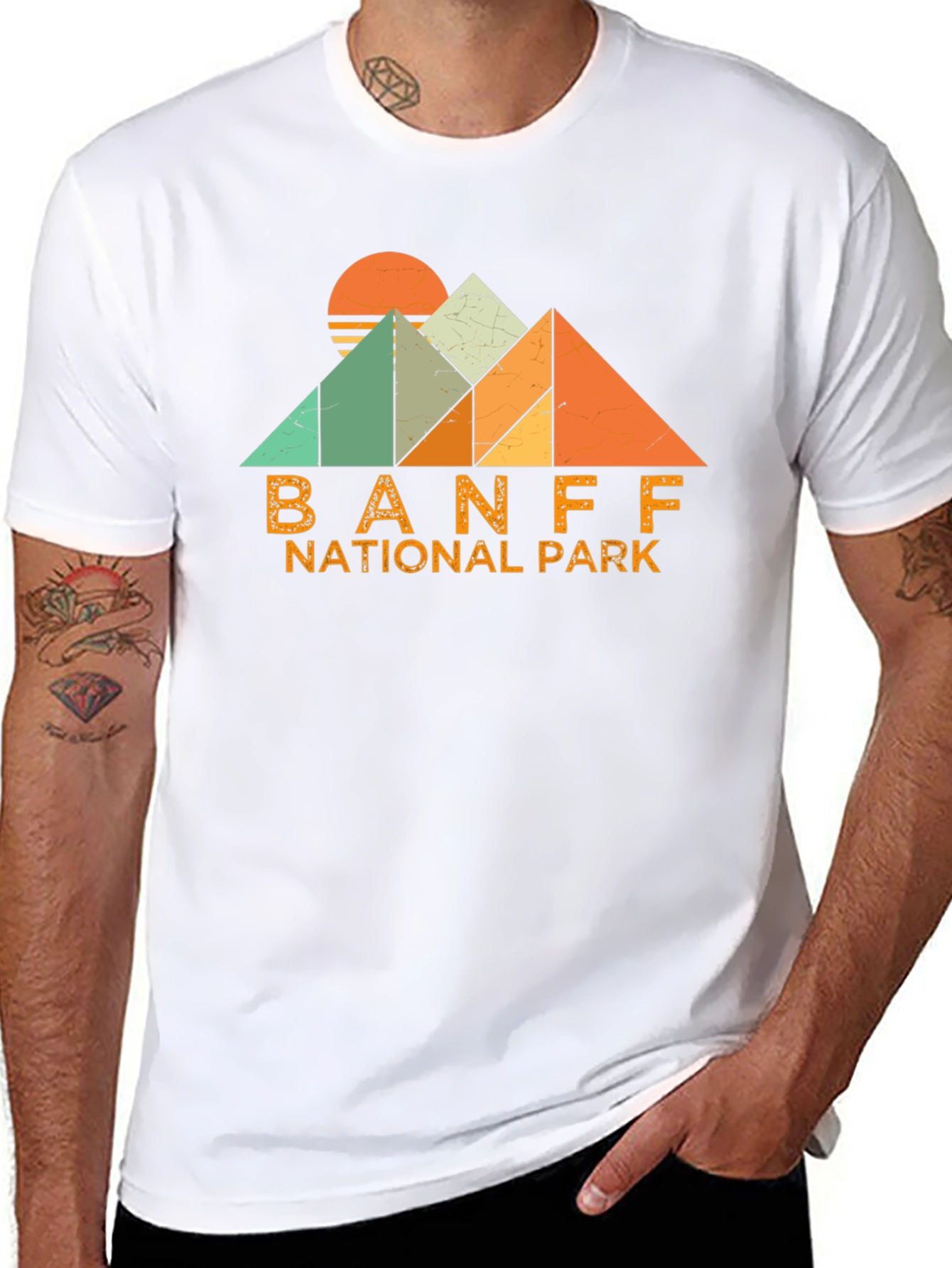 Banff National Park T-Shirt - Retro Mountain Graphic Tee