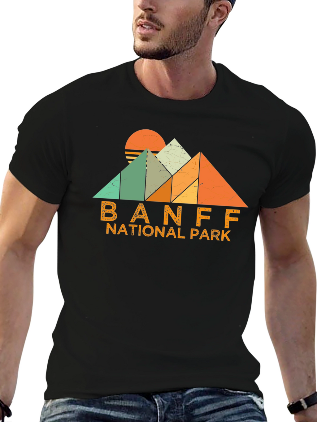 Banff National Park T-Shirt - Retro Mountain Graphic Tee
