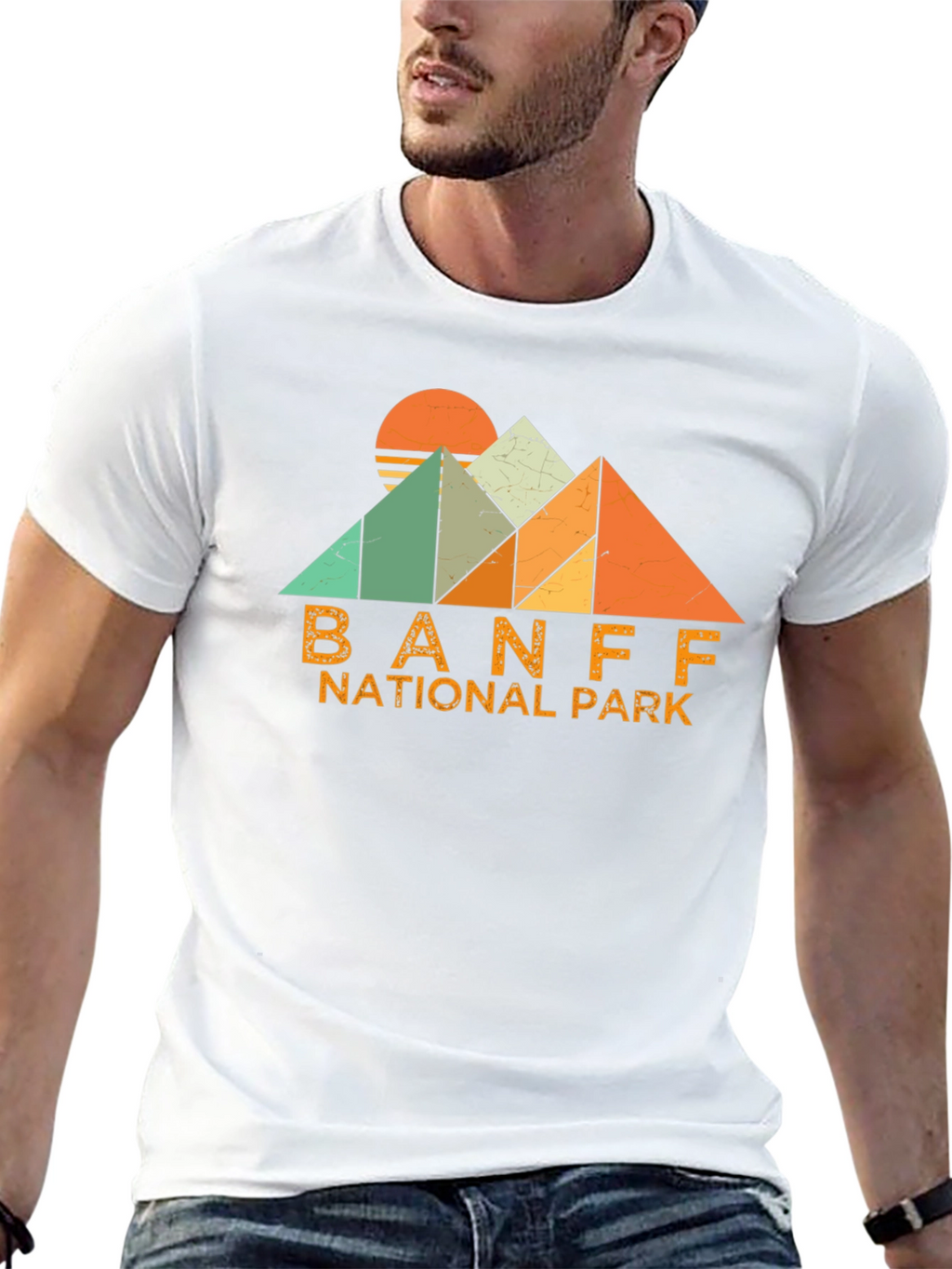 Banff National Park T-Shirt - Retro Mountain Graphic Tee
