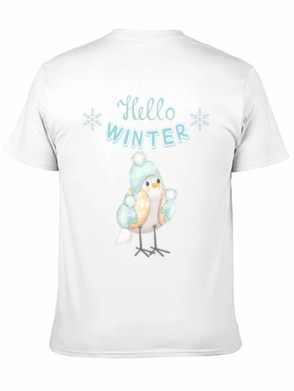 Hello Winter Bird Graphic Tee