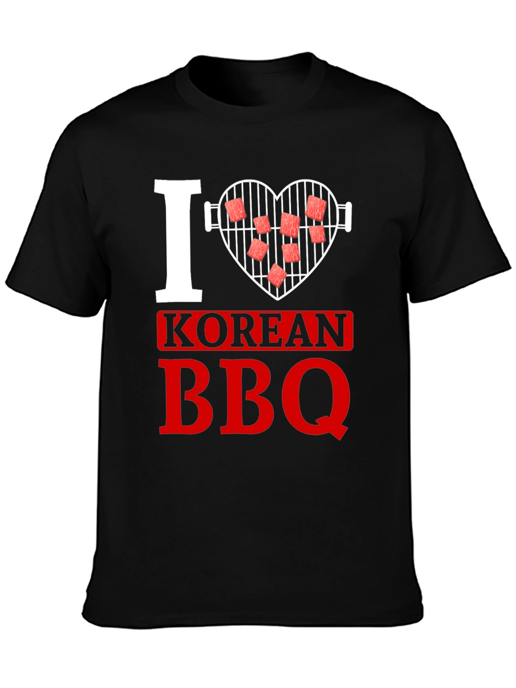 I Love Korean BBQ Graphic T-Shirt