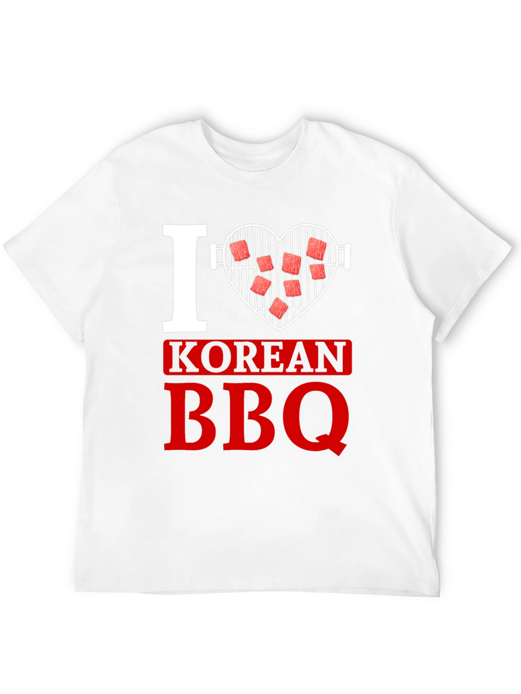 I Love Korean BBQ Graphic T-Shirt