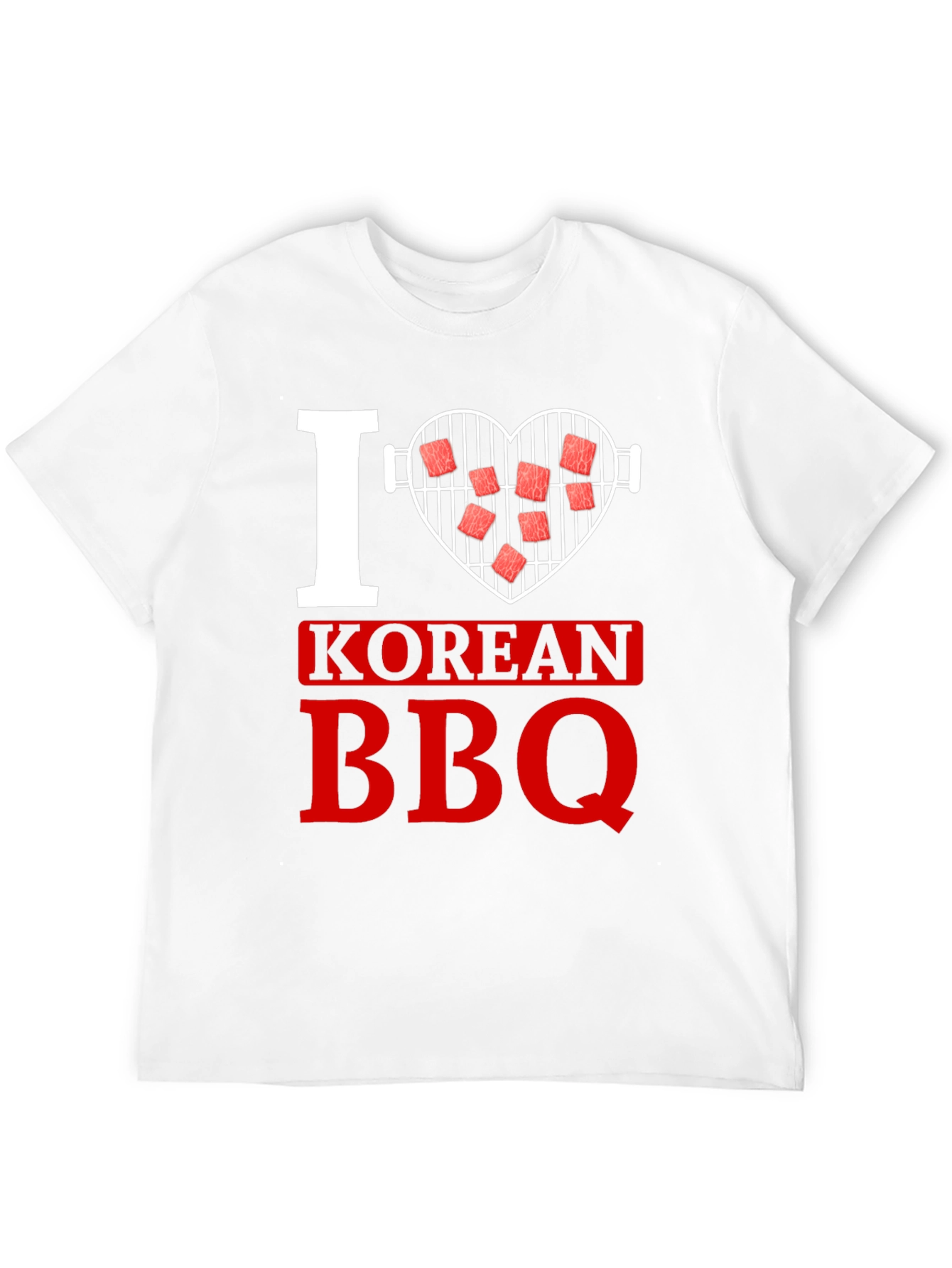 I Love Korean BBQ Graphic T-Shirt