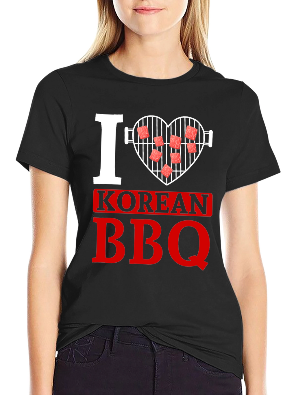 I Love Korean BBQ Graphic T-Shirt