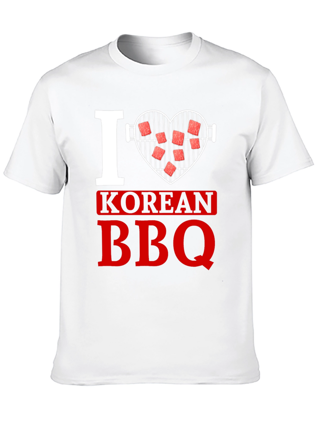 I Love Korean BBQ Graphic T-Shirt