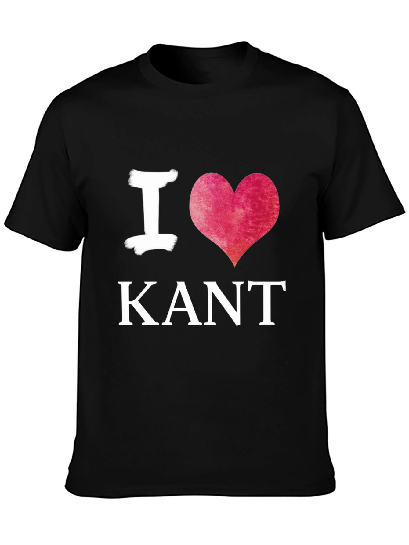 I Heart Kant Black T-Shirt