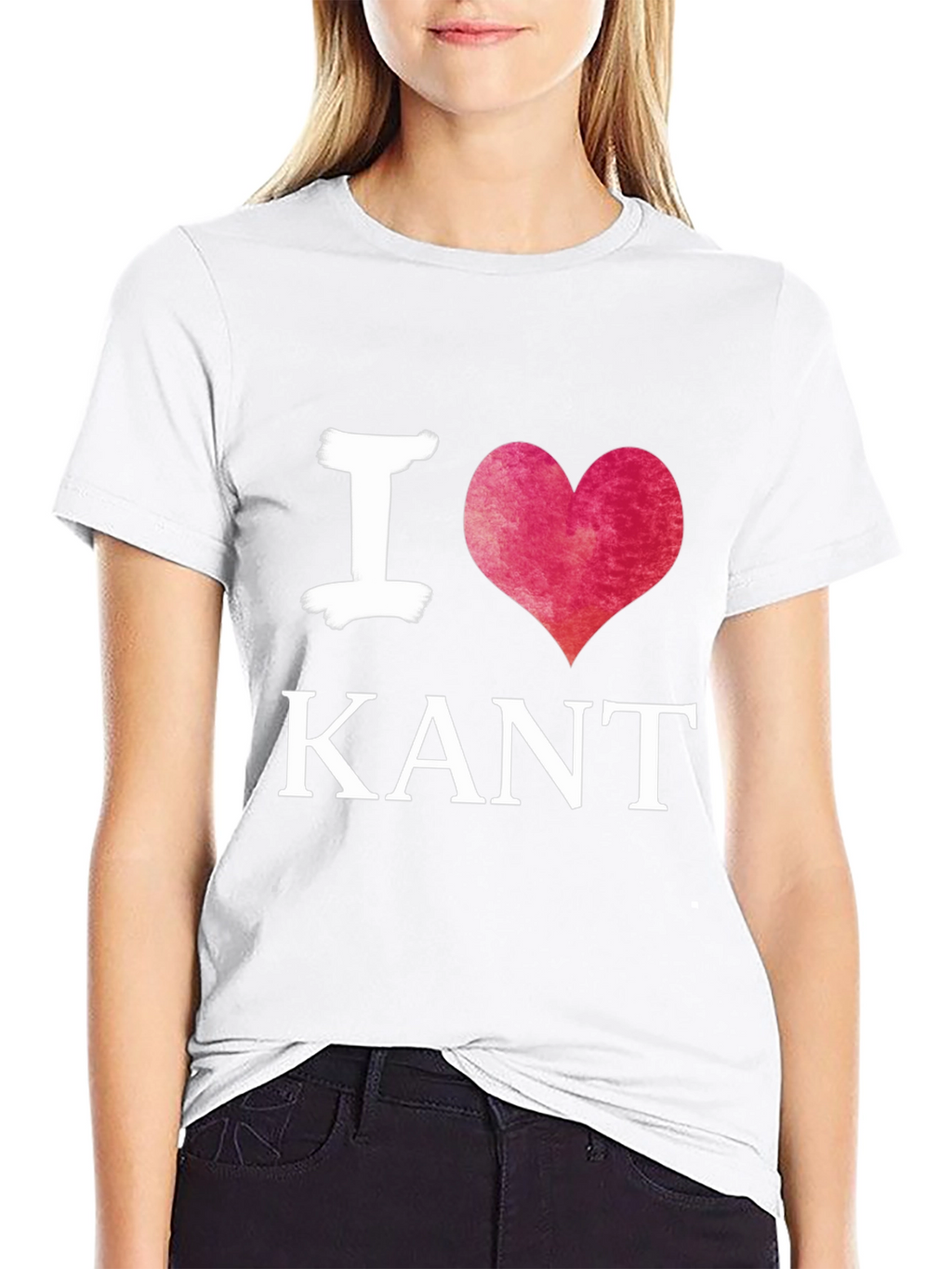 I Heart Kant Black T-Shirt