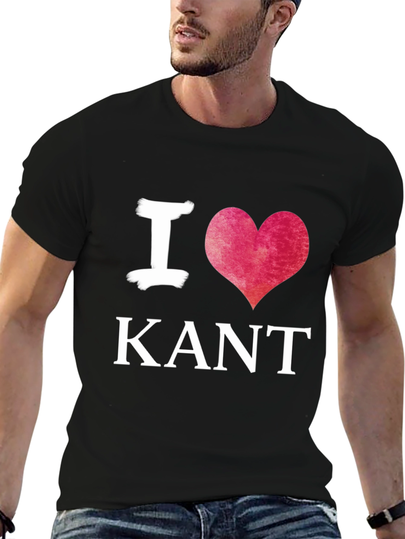 I Heart Kant Black T-Shirt