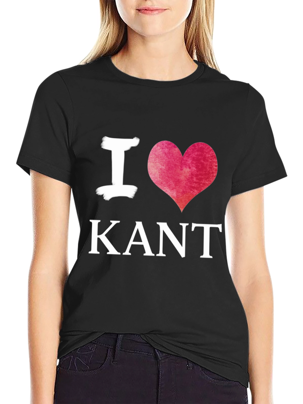 I Heart Kant Black T-Shirt