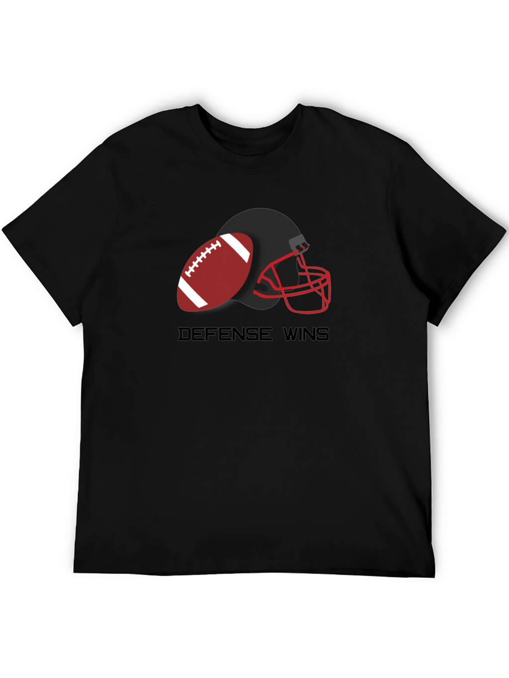 Defense Wins Football Graphic T-Shirt