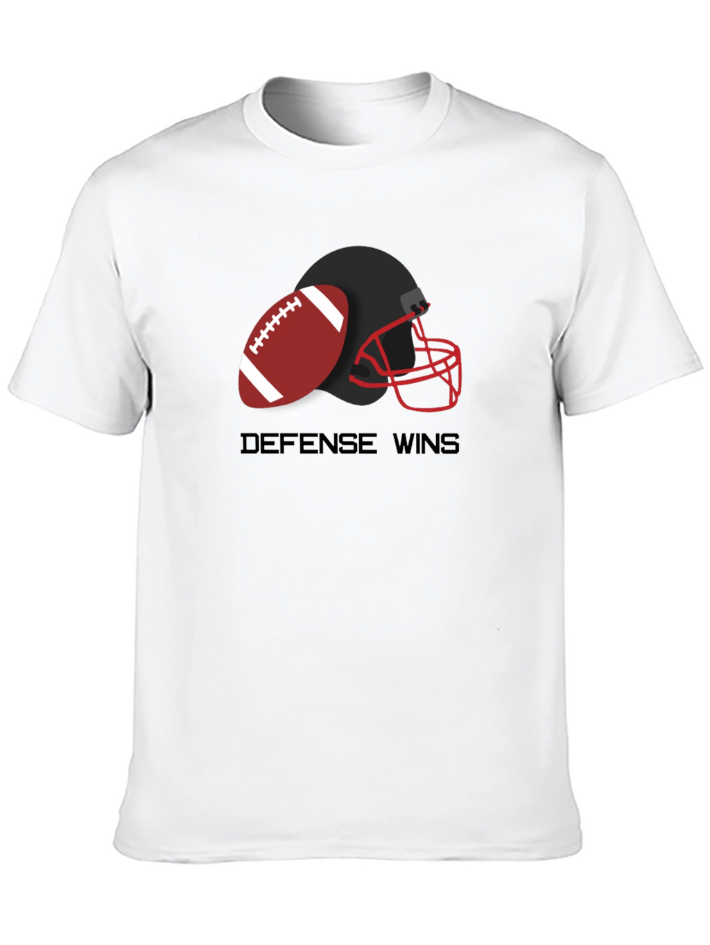 Defense Wins Football Graphic T-Shirt