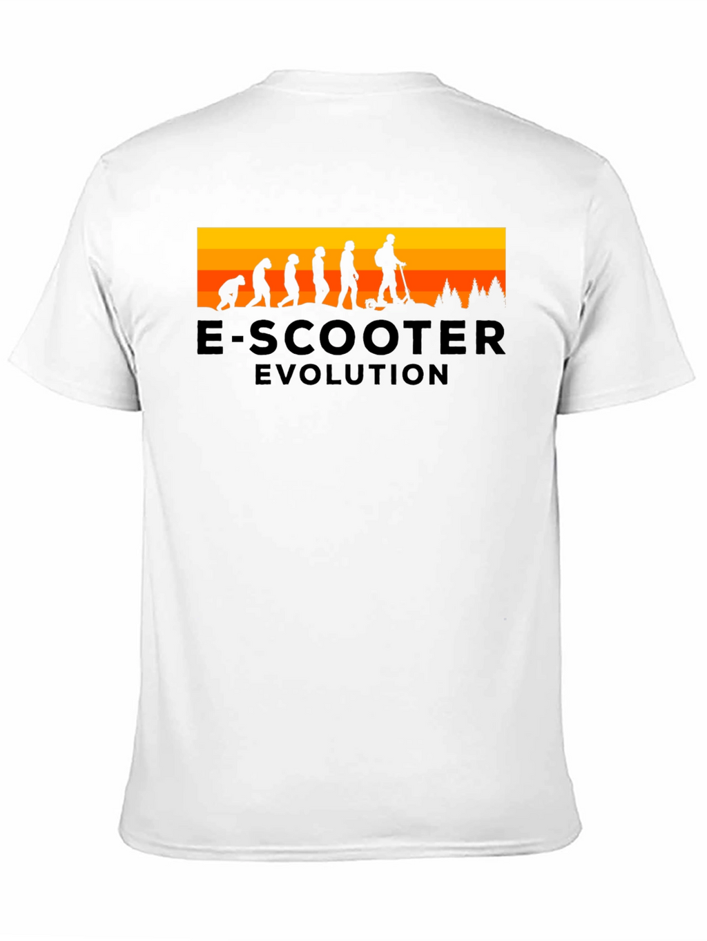 E-Scooter Evolution Black T-Shirt