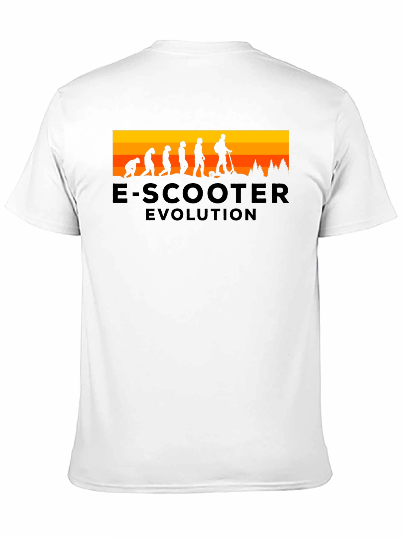 E-Scooter Evolution Black T-Shirt