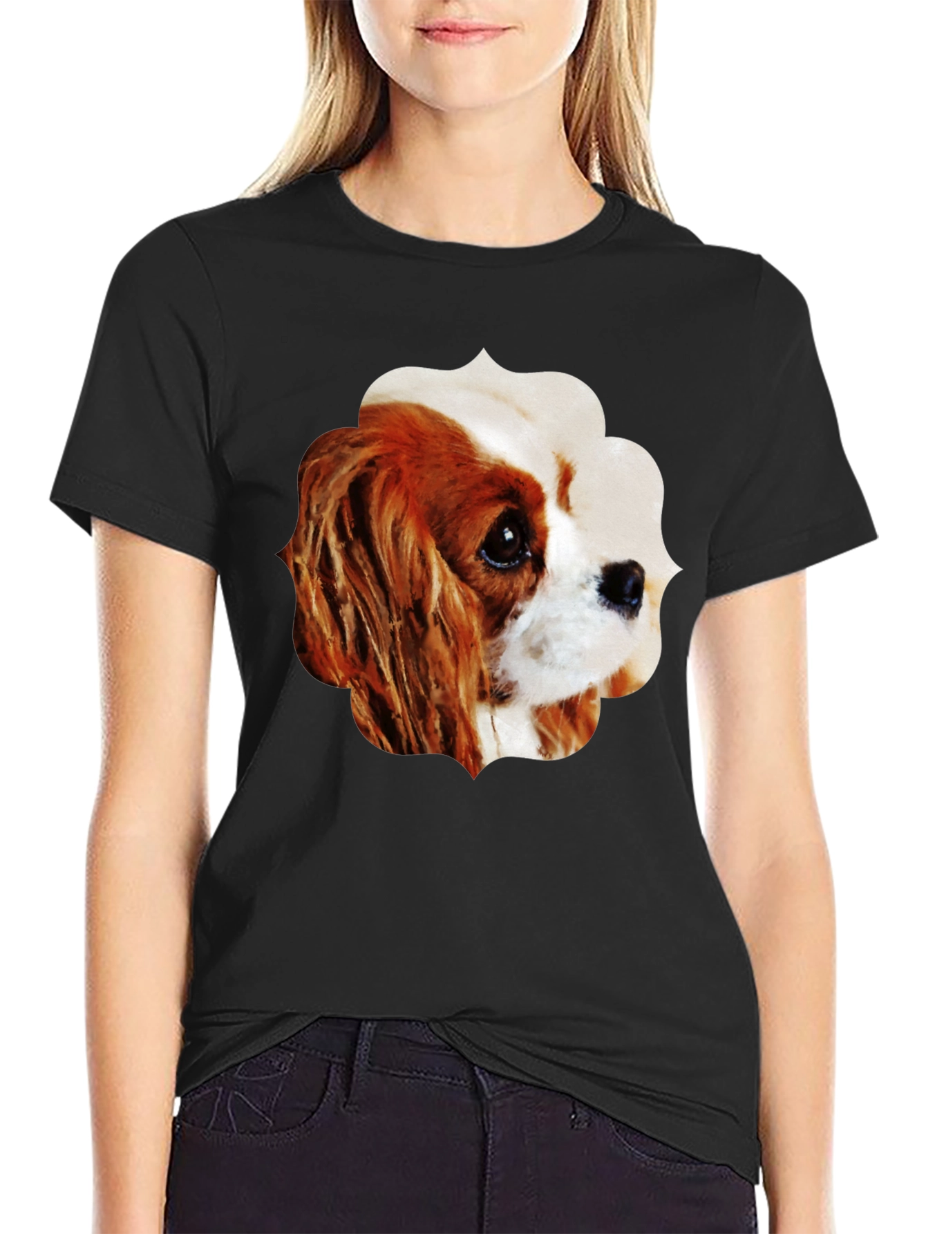 Dog Breed Graphic T-Shirt - Stylish Black Tee
