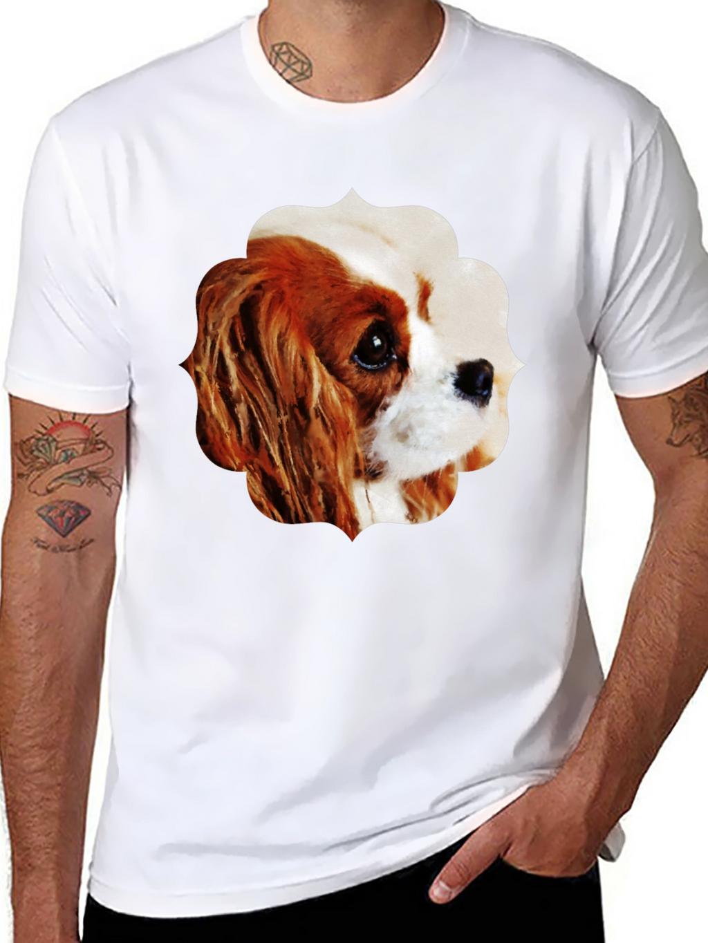 Dog Breed Graphic T-Shirt - Stylish Black Tee