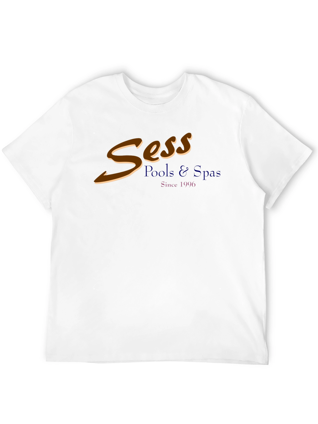 Sess Pools & Spa Black Graphic T-Shirt