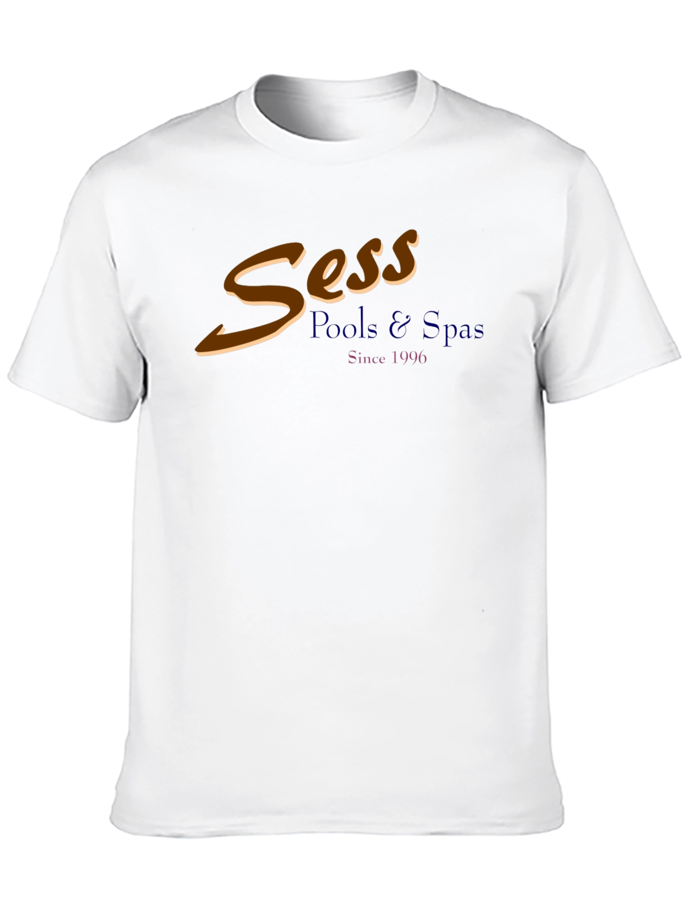 Sess Pools & Spa Black Graphic T-Shirt