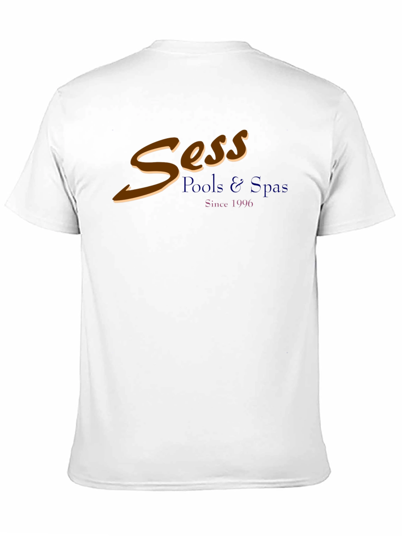 Sess Pools & Spa Black Graphic T-Shirt
