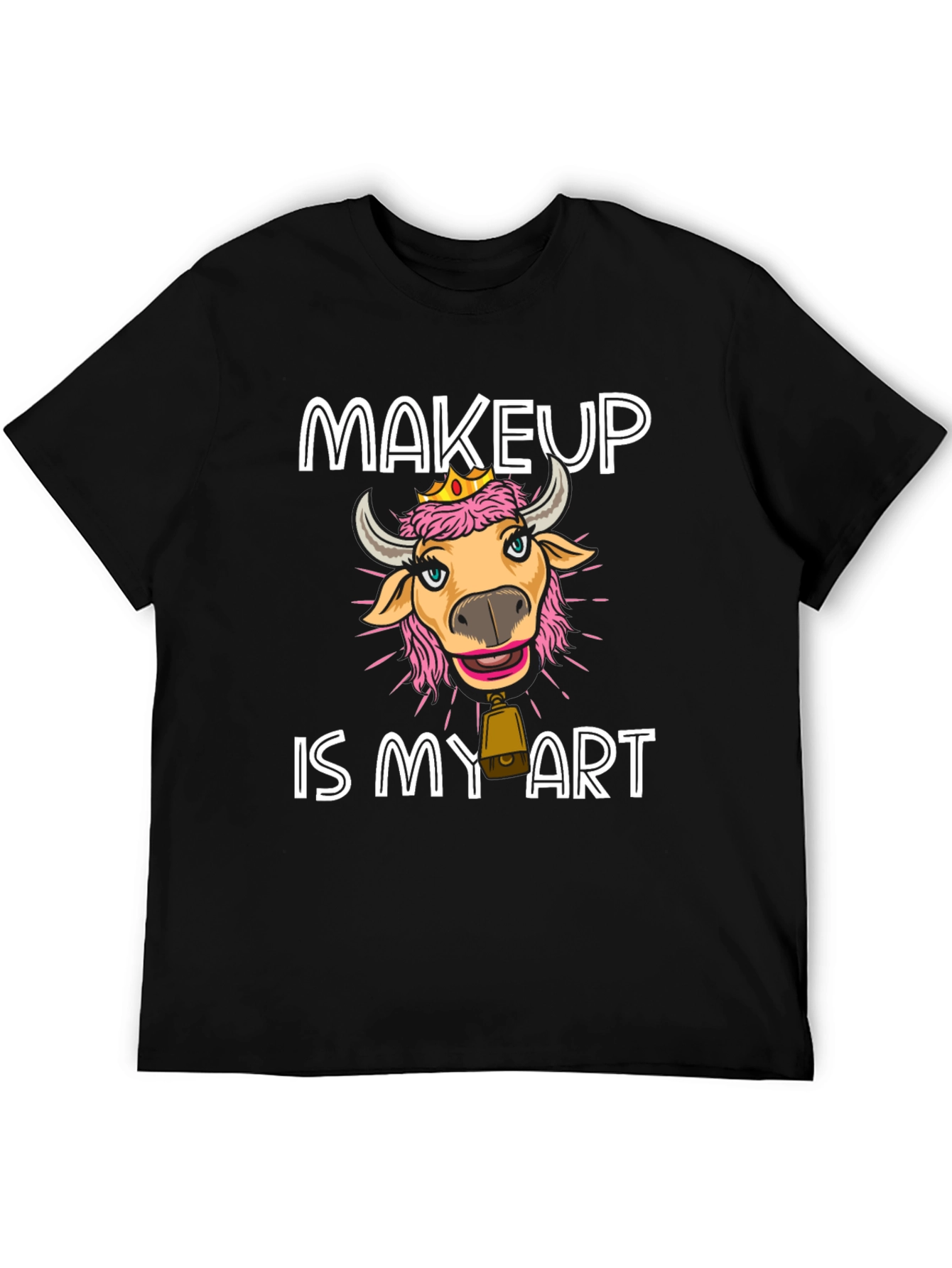 Makeup Cow T-Shirt - Art is Makeup