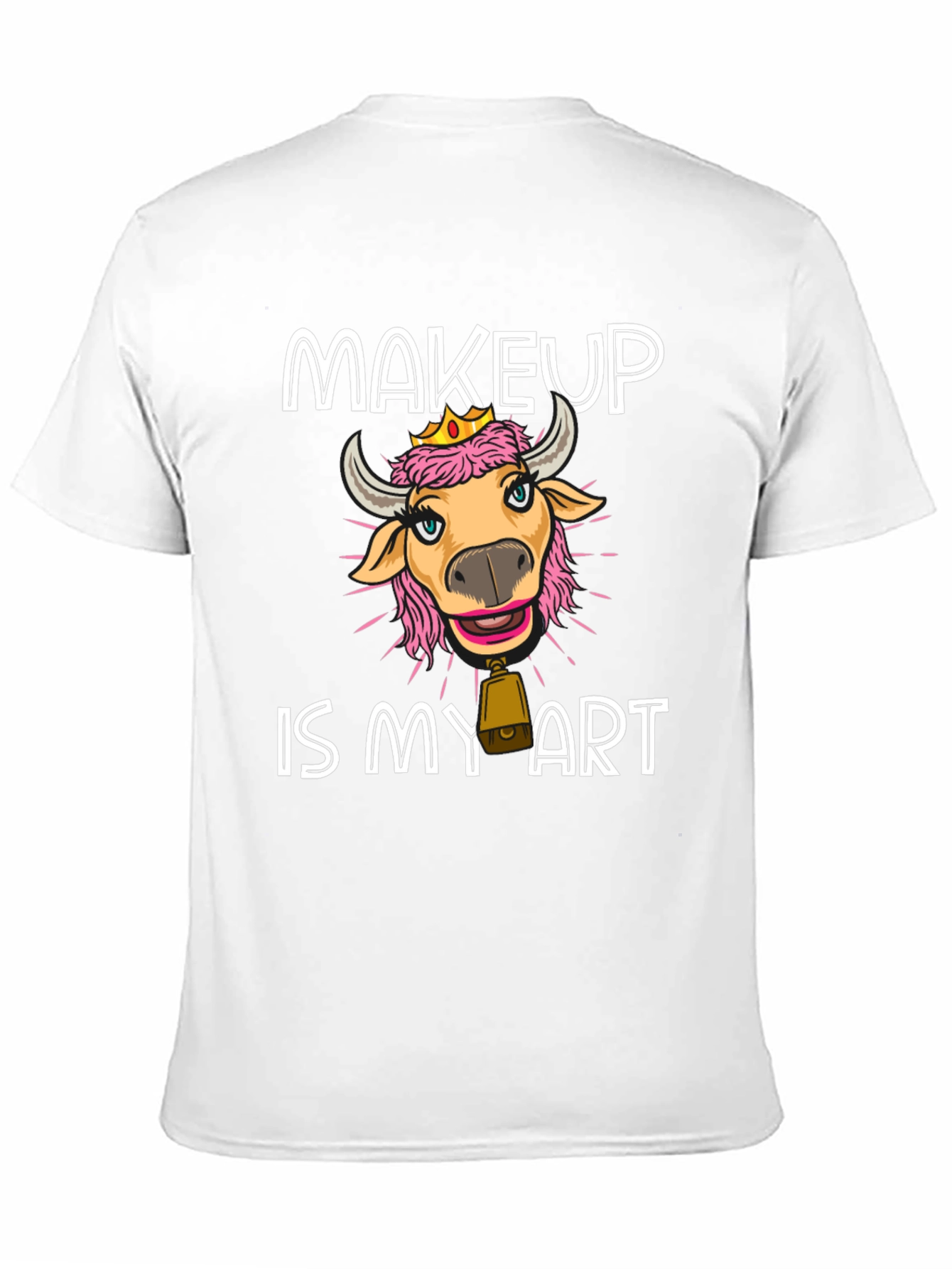 Makeup Cow T-Shirt - Art is Makeup
