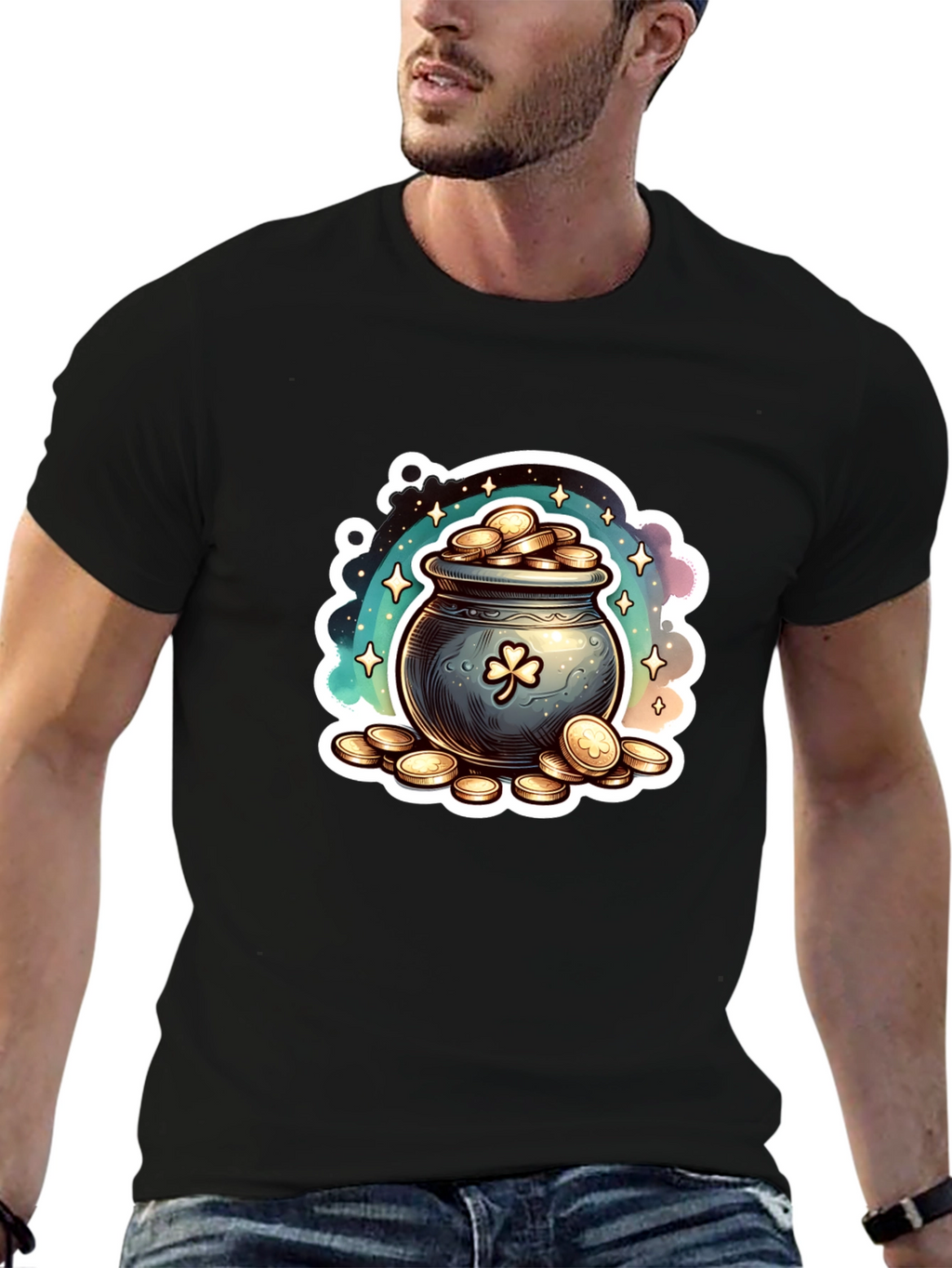 Lucky Pot of Gold St. Patricks Day T-Shirt