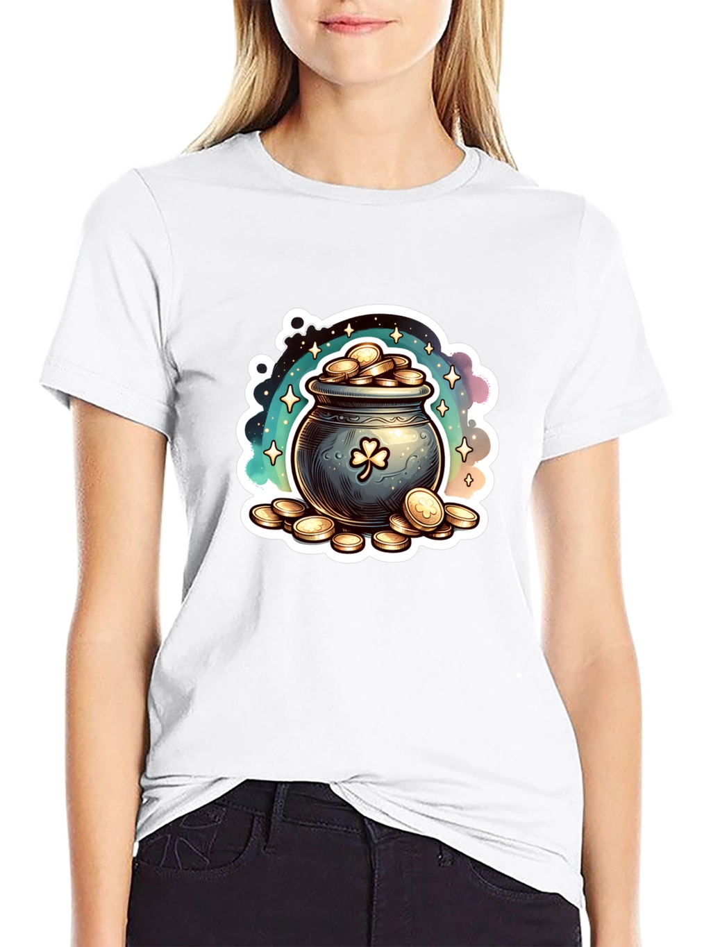 Lucky Pot of Gold St. Patricks Day T-Shirt