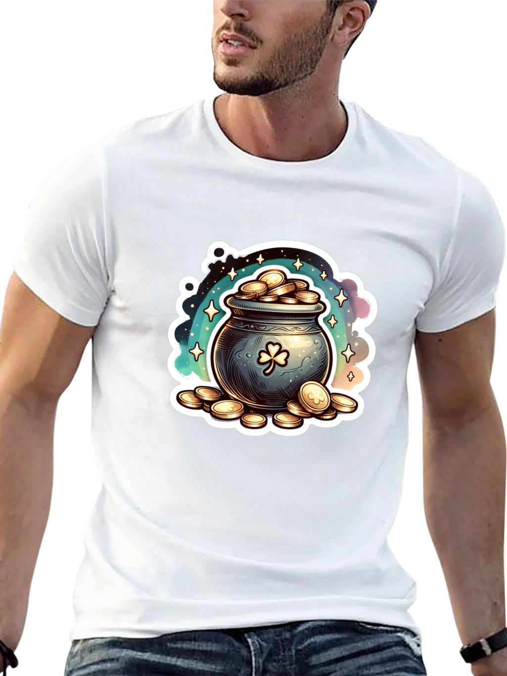 Lucky Pot of Gold St. Patricks Day T-Shirt