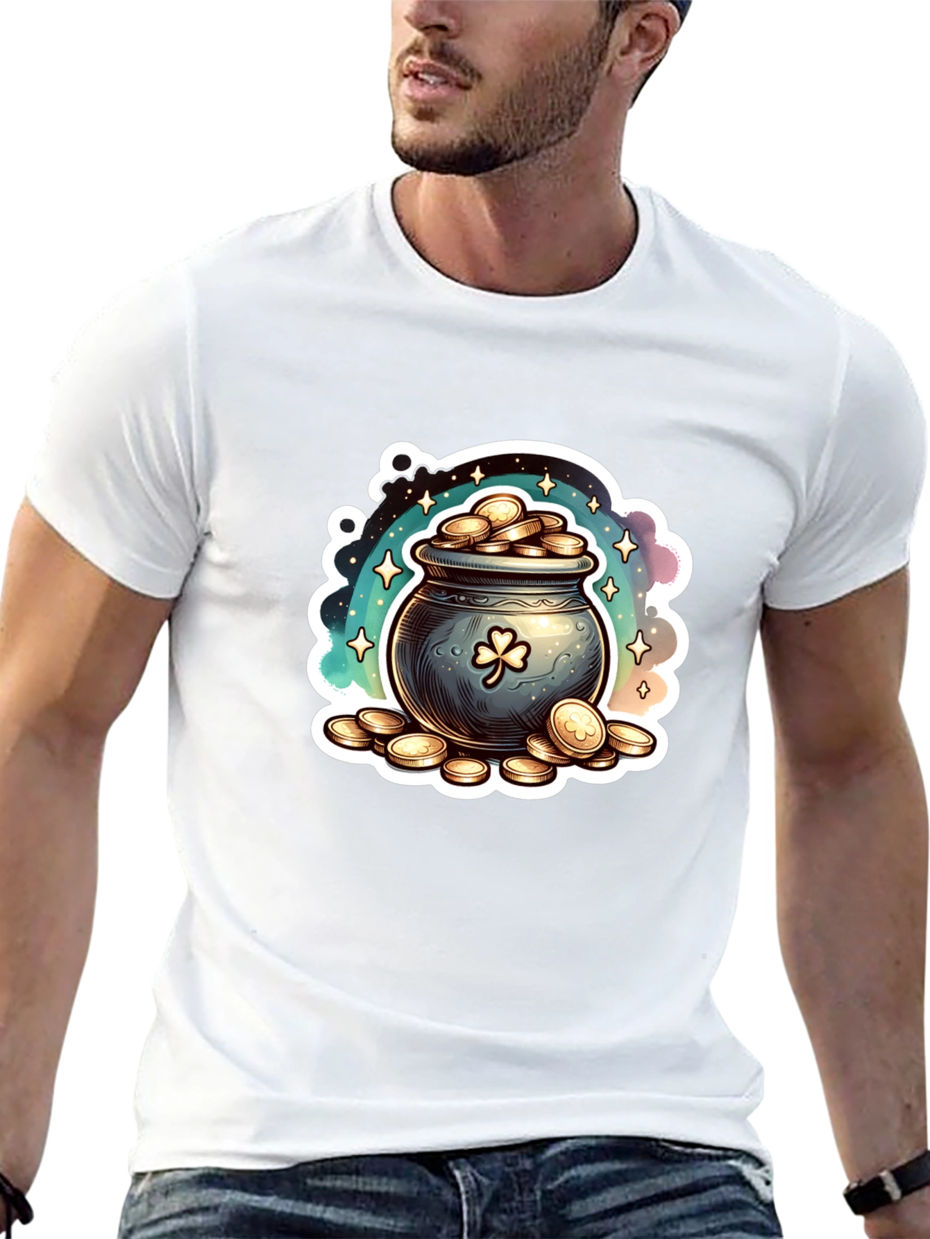 Lucky Pot of Gold St. Patricks Day T-Shirt