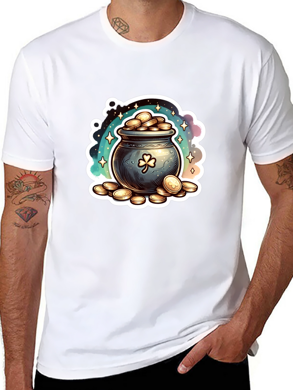 Lucky Pot of Gold St. Patricks Day T-Shirt