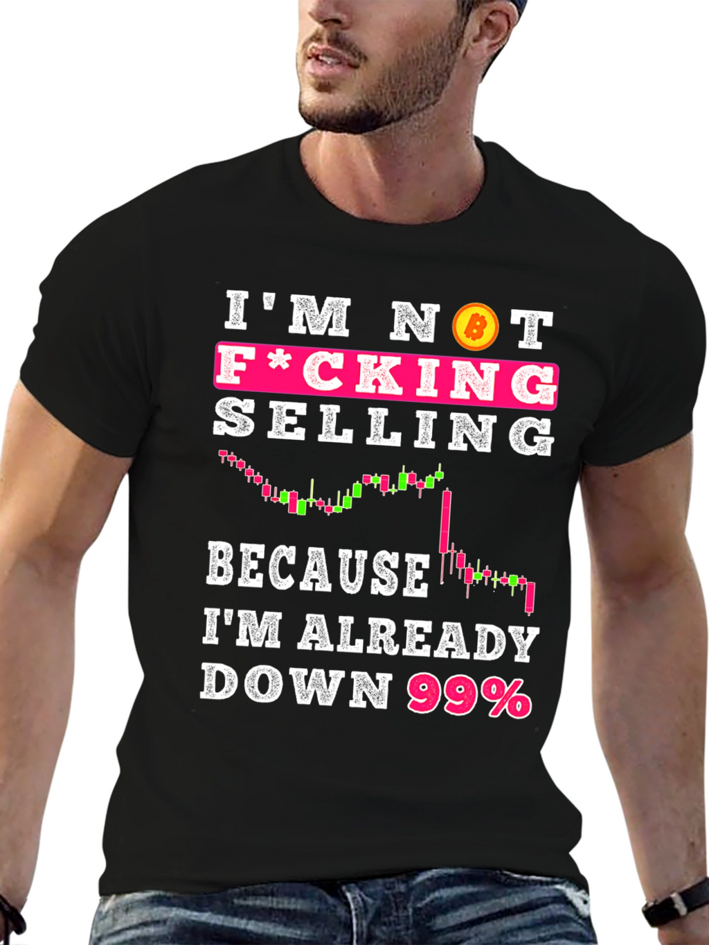 Bitcoin Meme T-Shirt - Im Not F*cking Selling!