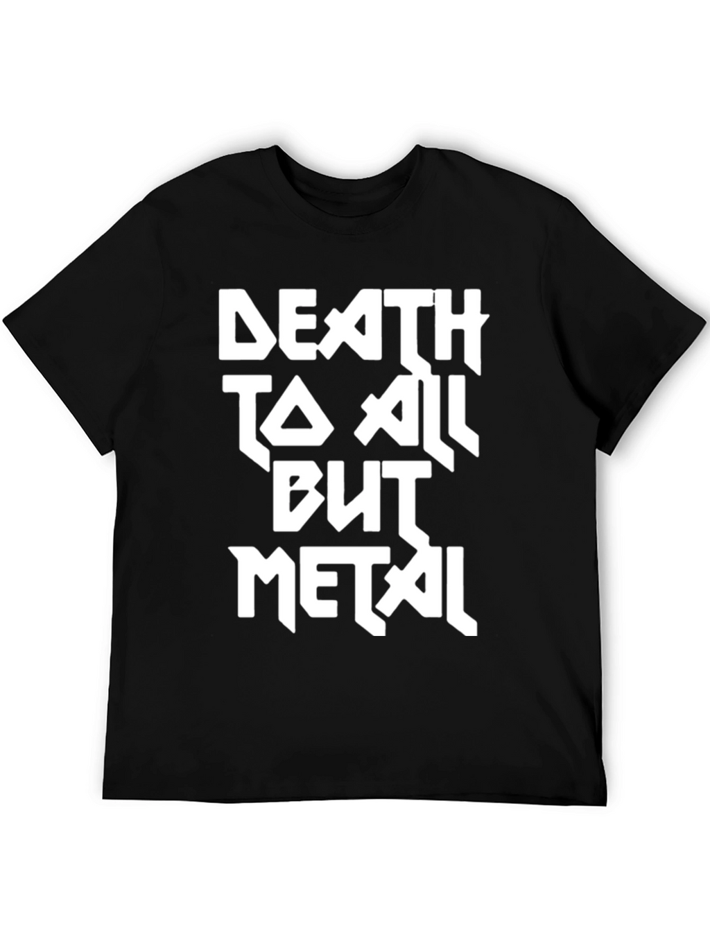 Death To All But Metal Black Graphic Tee