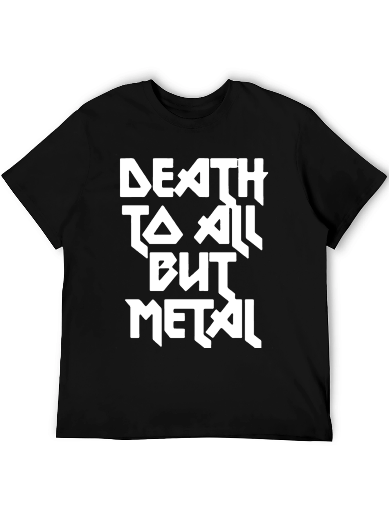 Death To All But Metal Black Graphic Tee