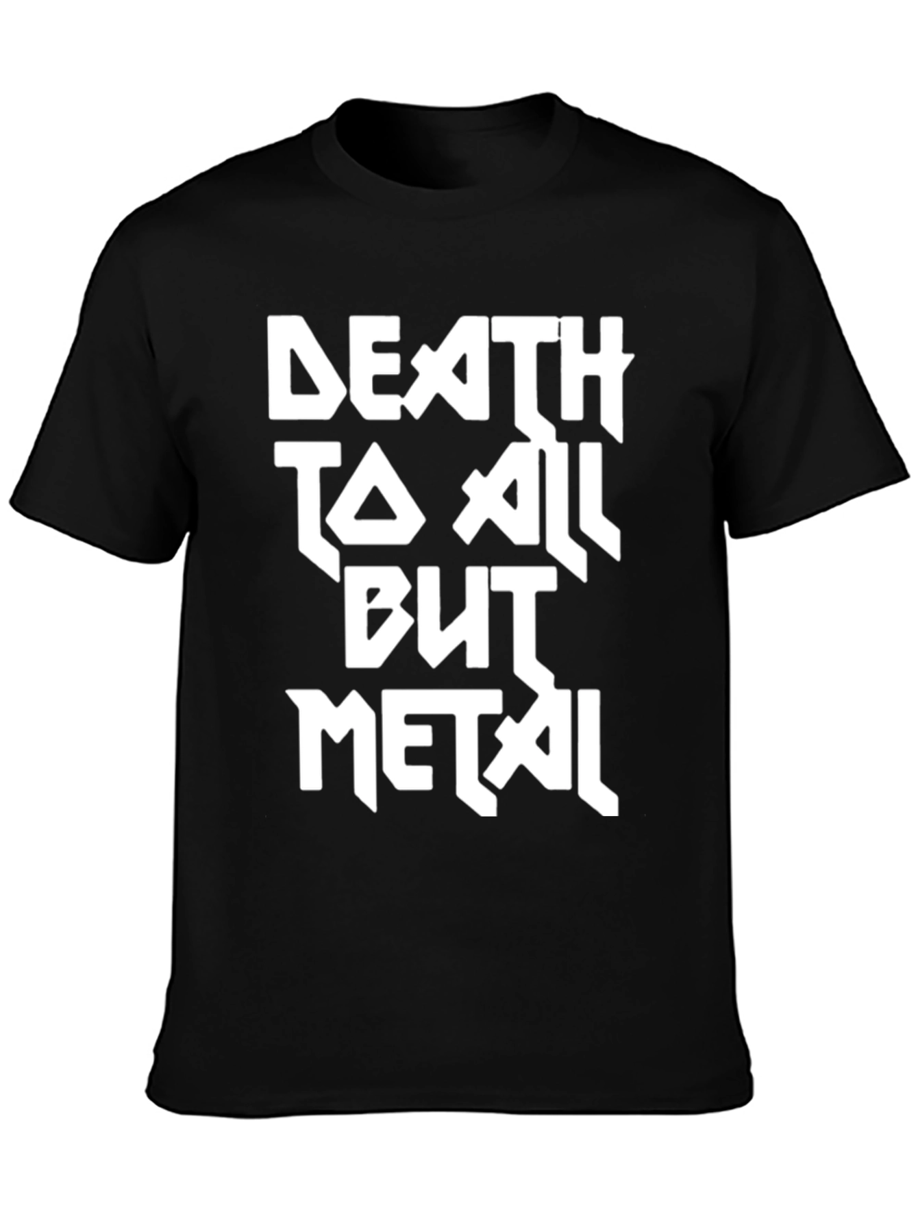 Death To All But Metal Black Graphic Tee