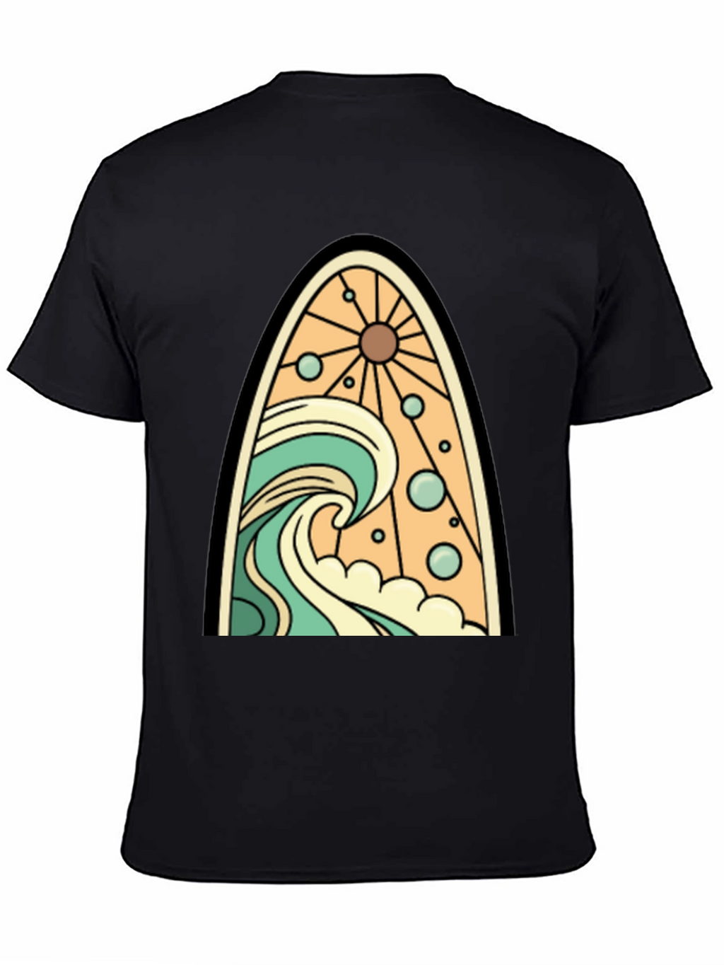 Surfboard Wave Graphic Tee