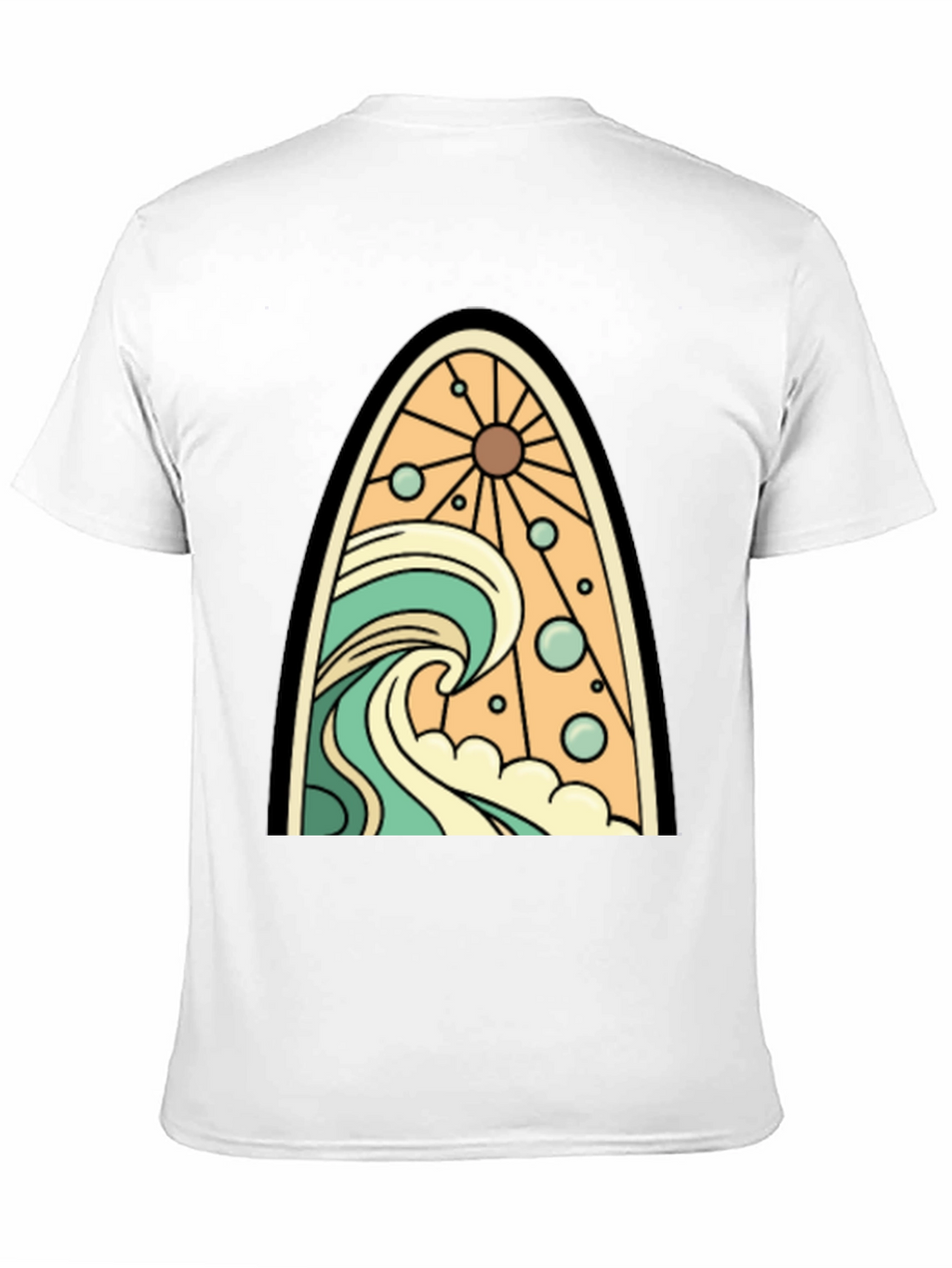 Surfboard Wave Graphic Tee