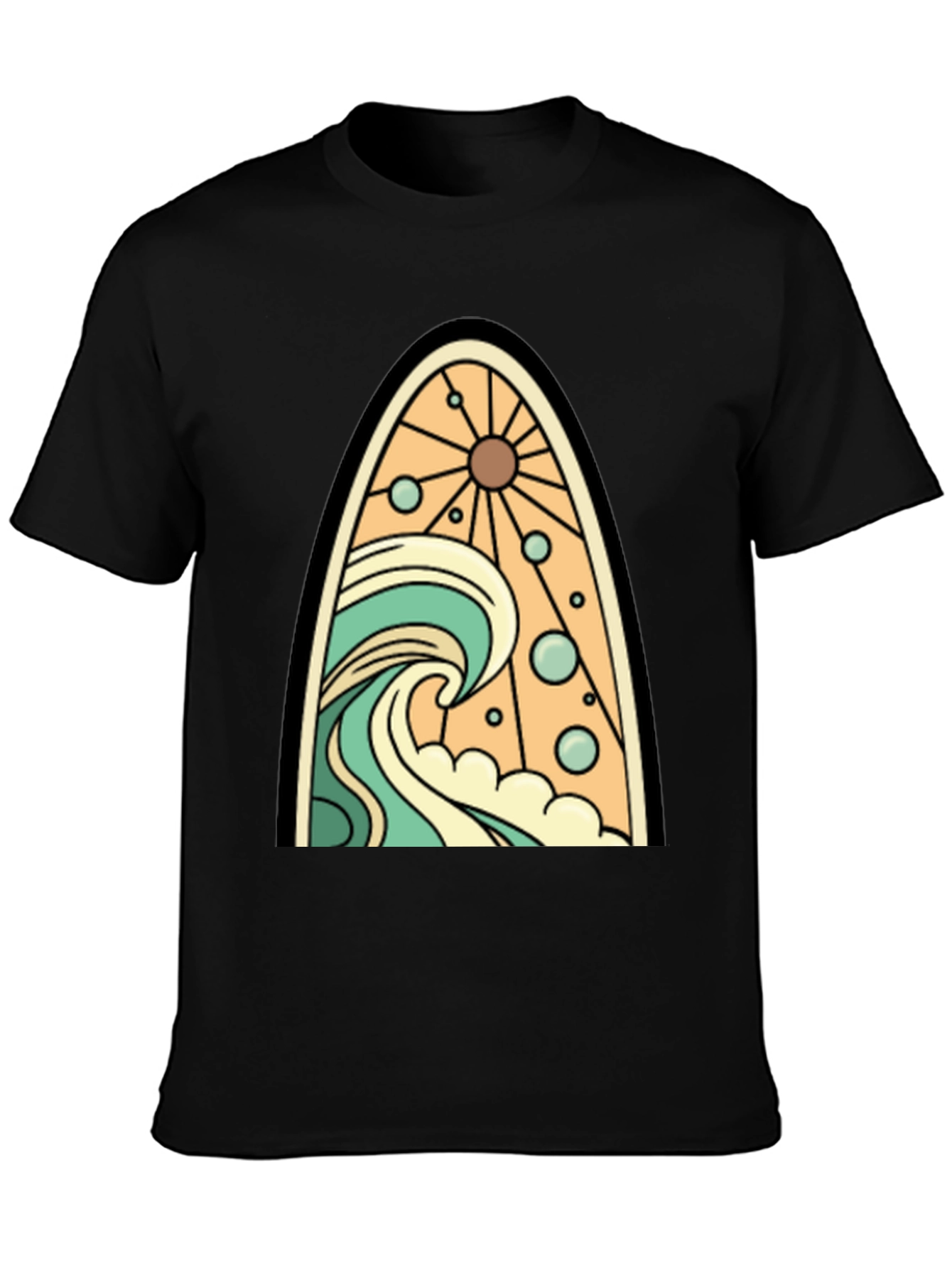 Surfboard Wave Graphic Tee