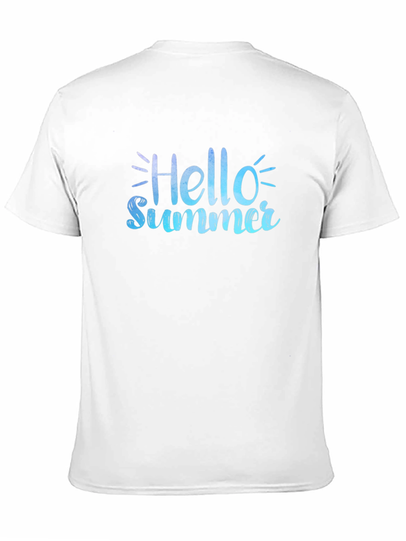 Hello Summer Black T-Shirt