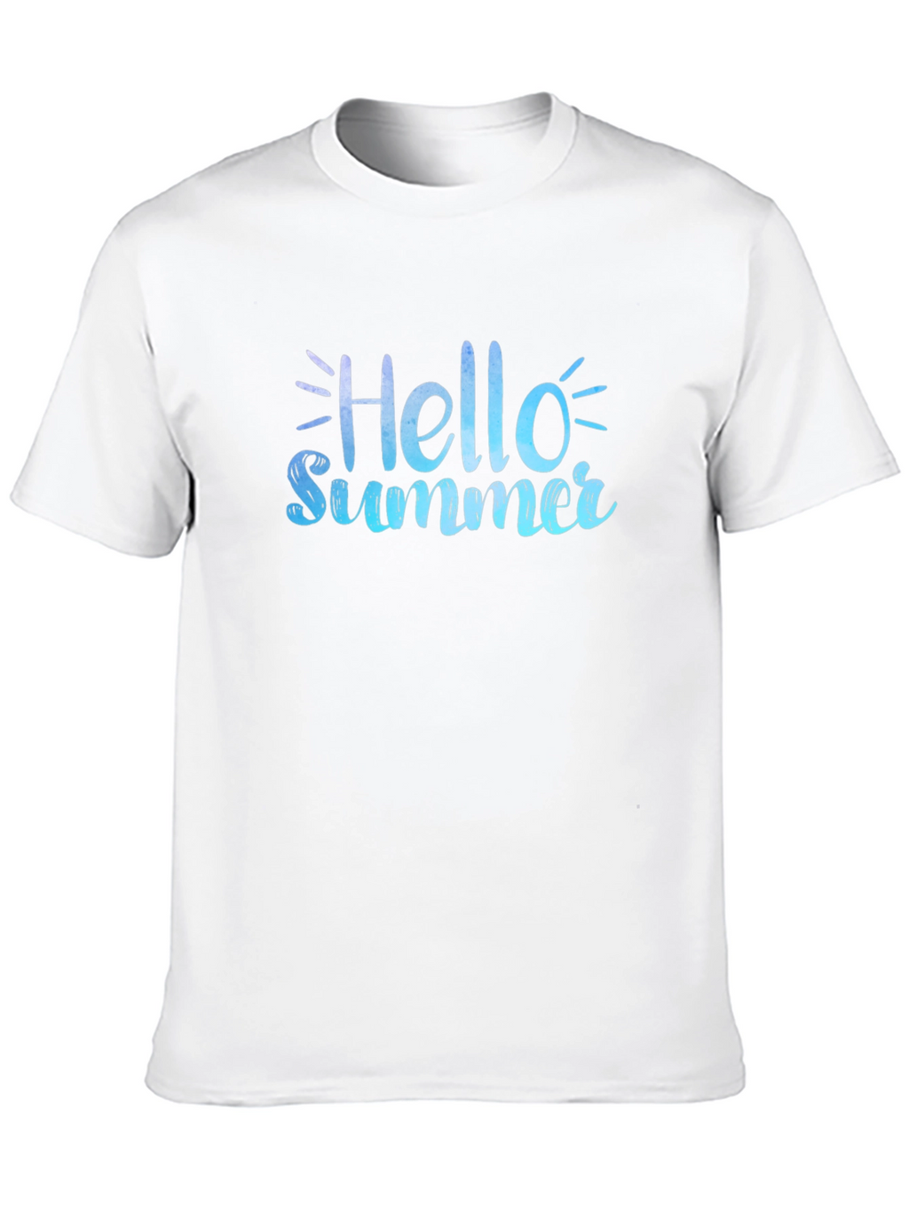 Hello Summer Black T-Shirt