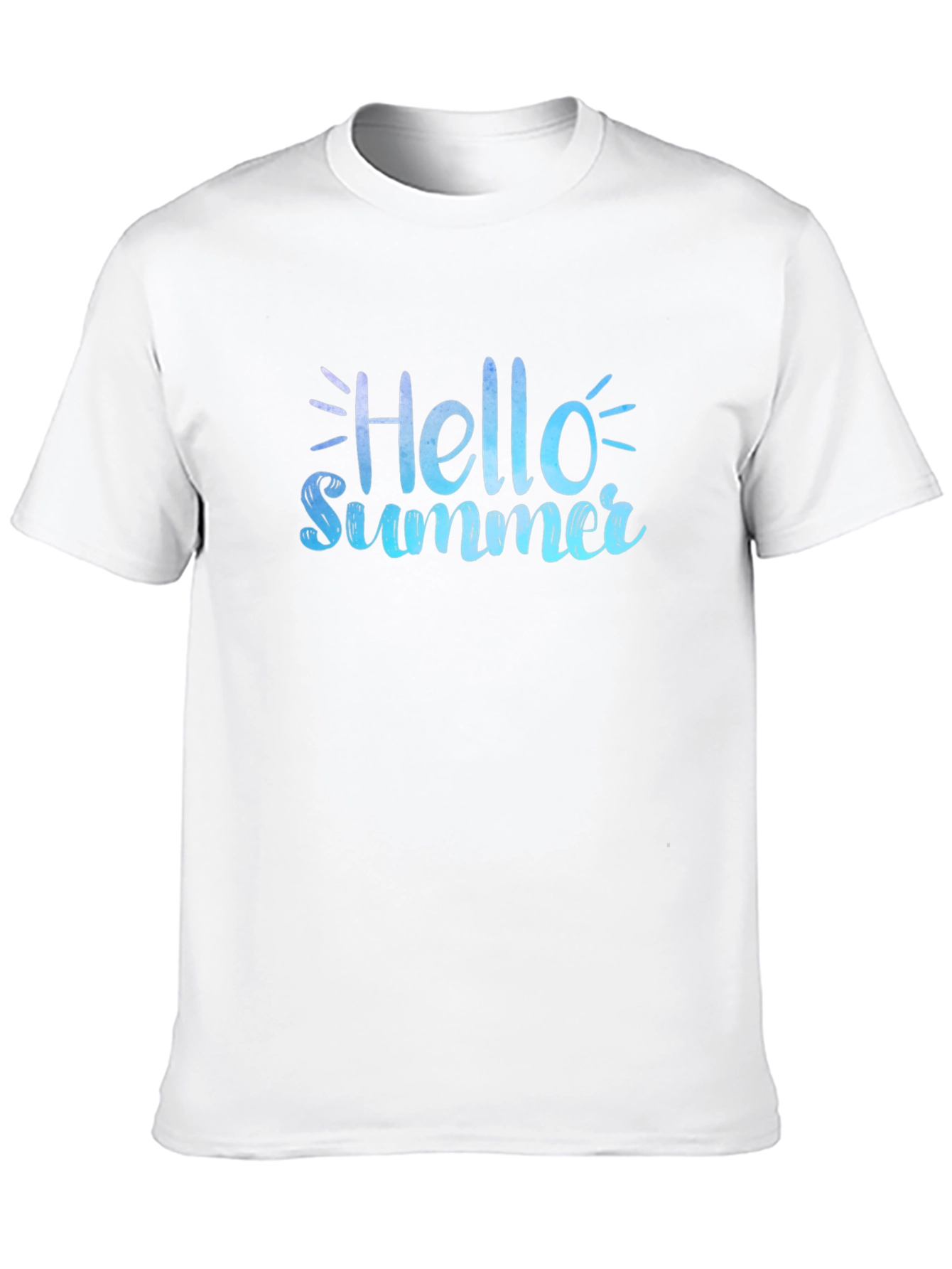 Hello Summer Black T-Shirt