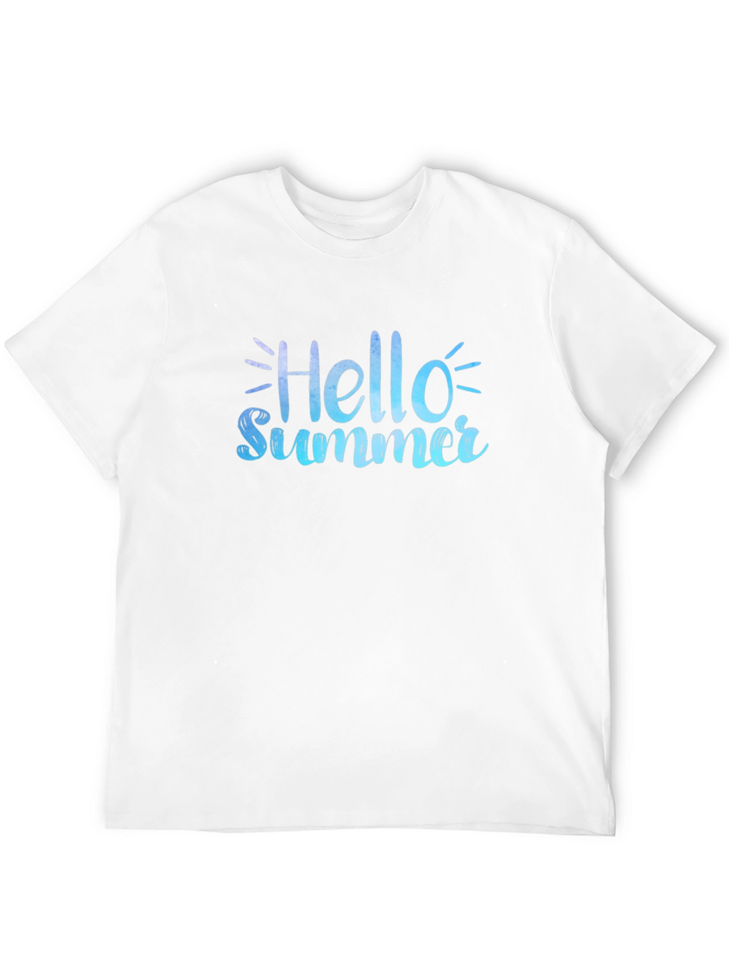 Hello Summer Black T-Shirt