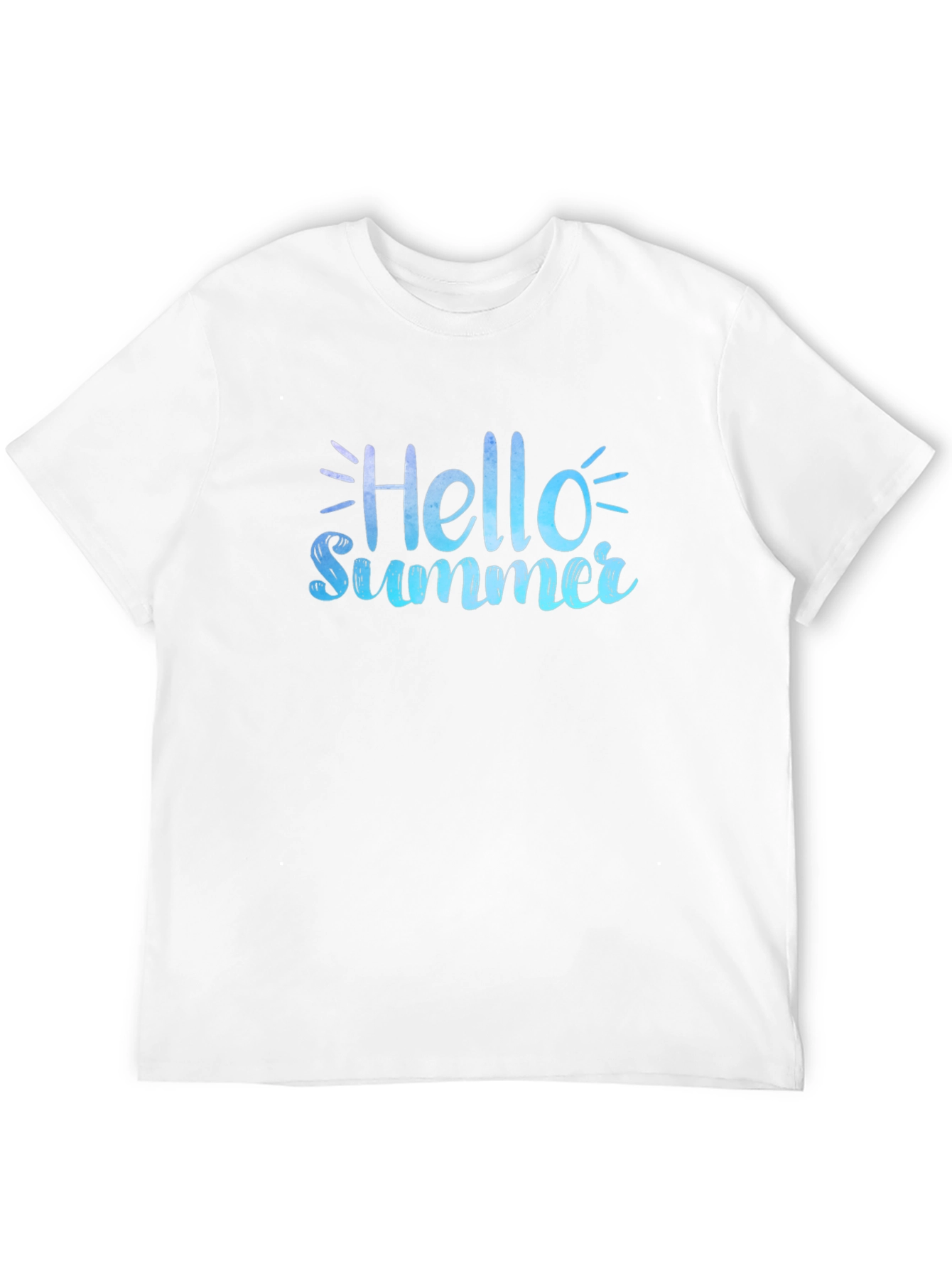 Hello Summer Black T-Shirt