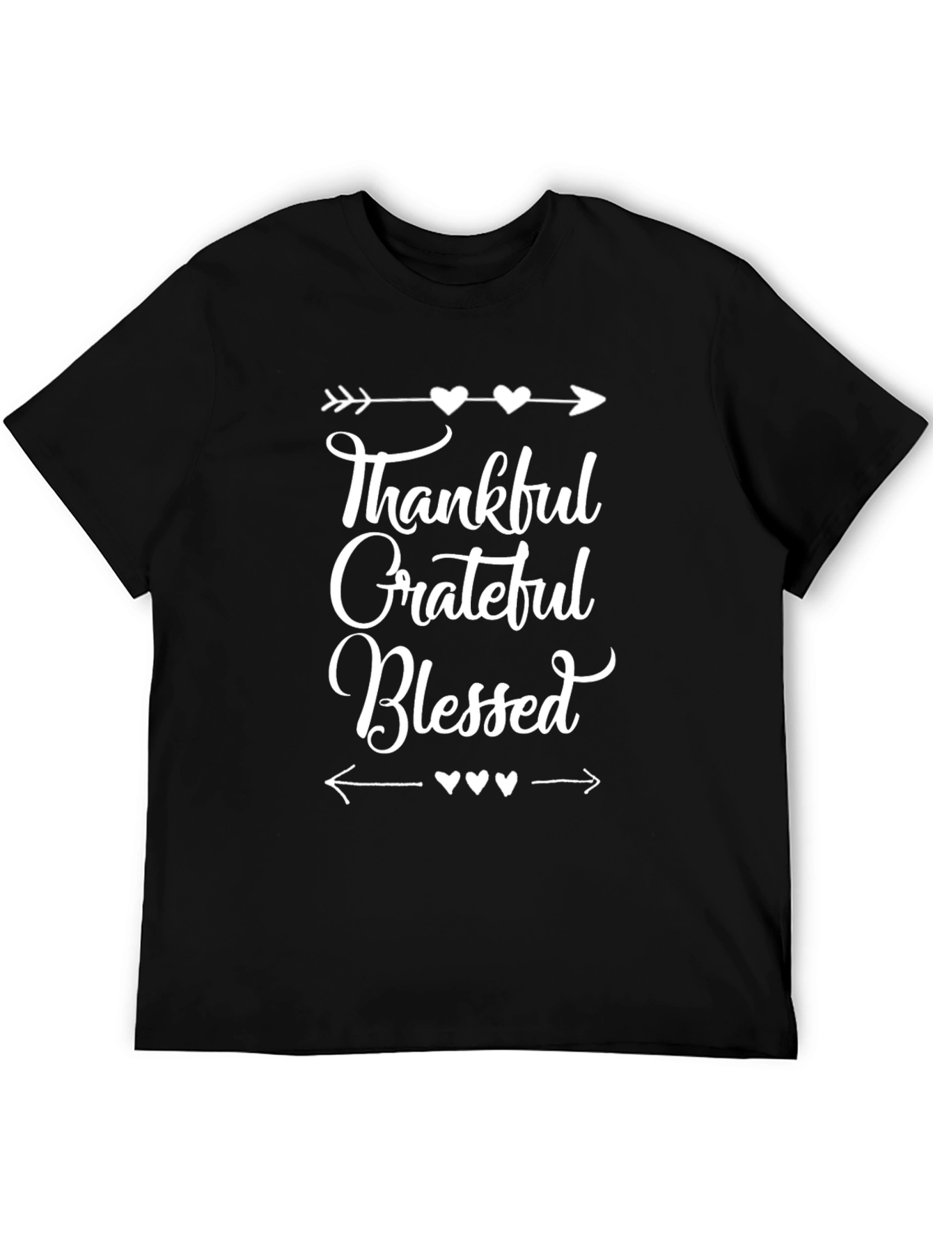 Thankful Grateful Blessed Graphic Tee