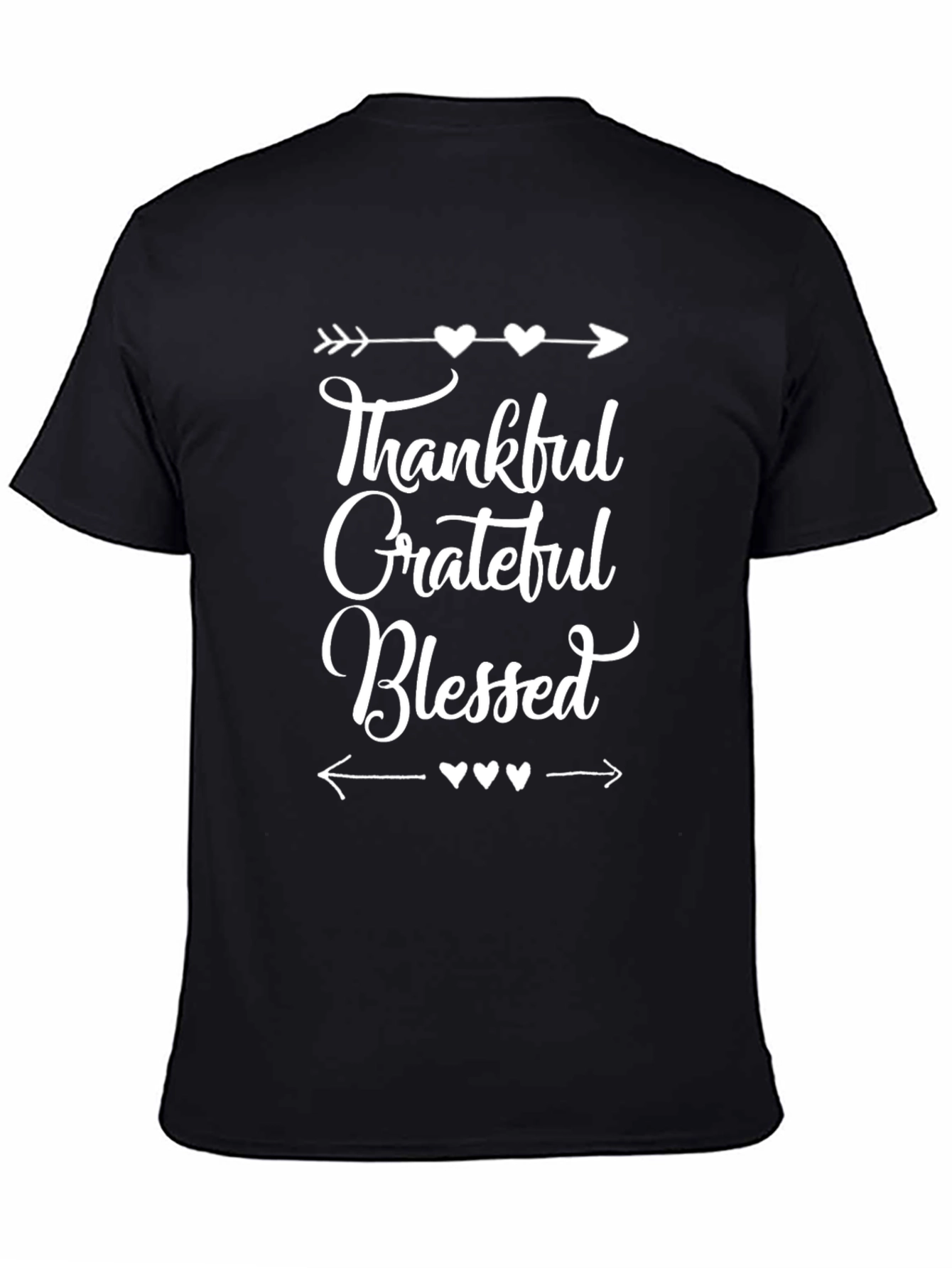 Thankful Grateful Blessed Graphic Tee