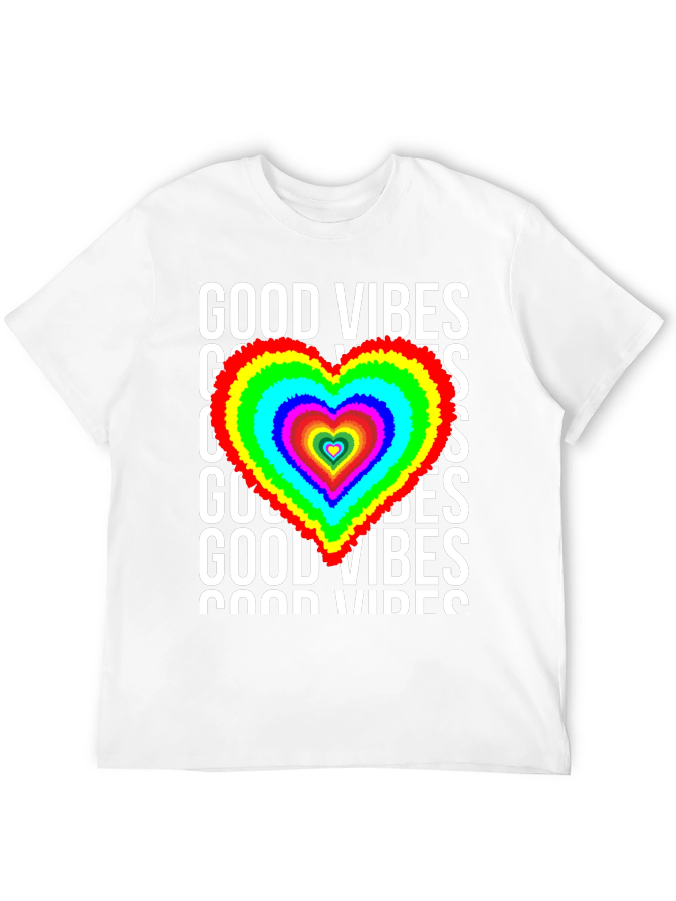 Good Vibes Heart Graphic Tee
