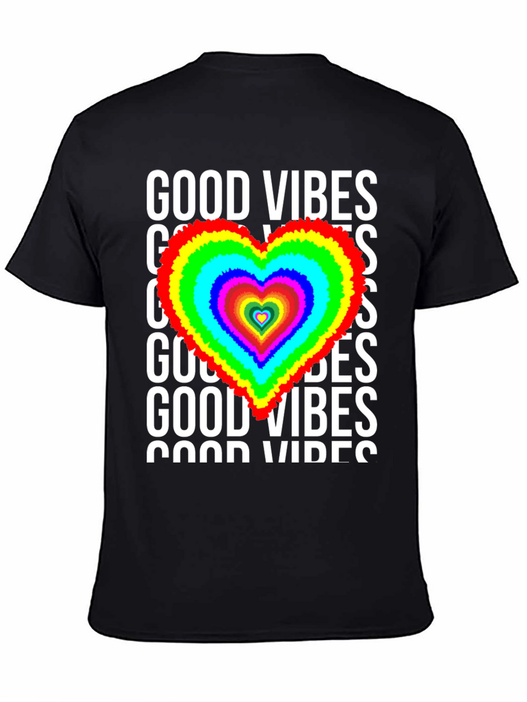 Good Vibes Heart Graphic Tee