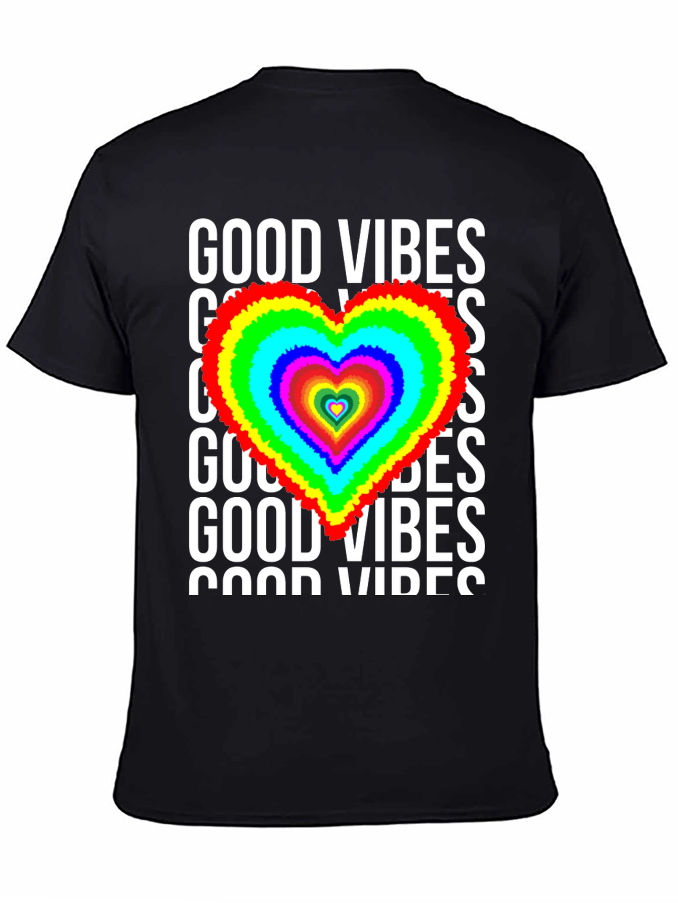 Good Vibes Heart Graphic Tee