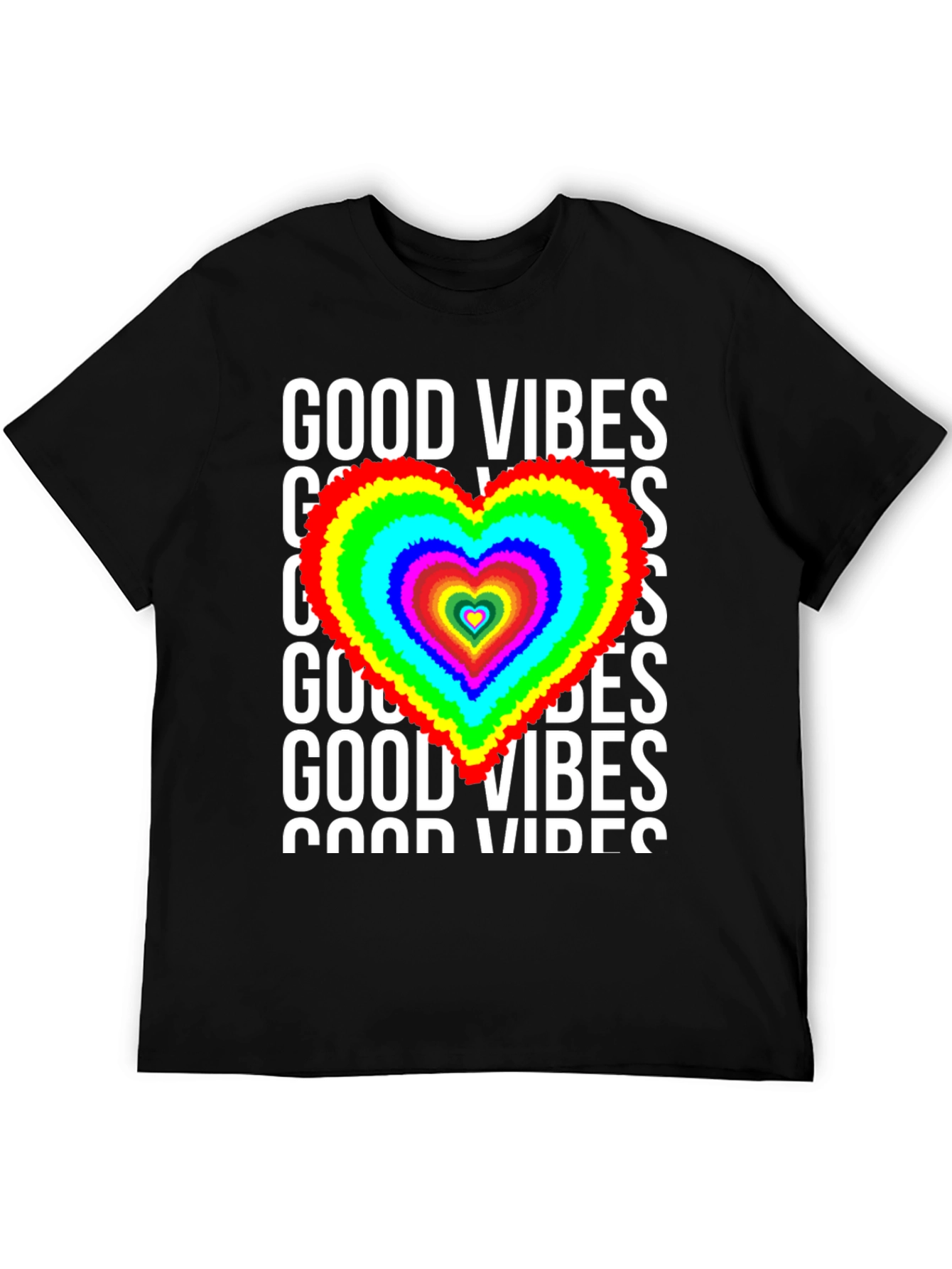 Good Vibes Heart Graphic Tee