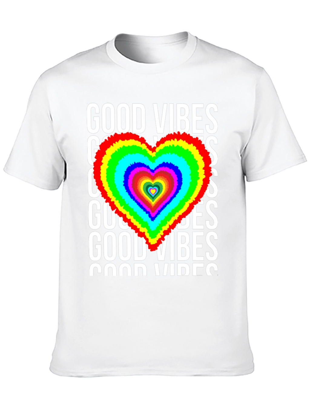 Good Vibes Heart Graphic Tee