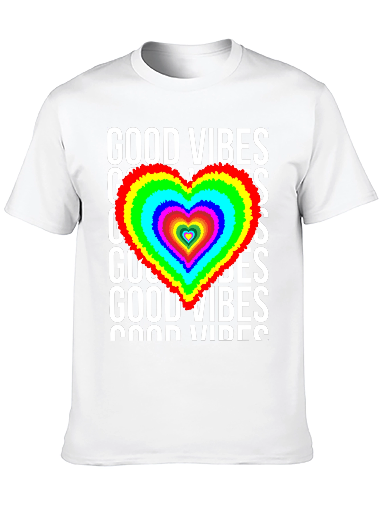 Good Vibes Heart Graphic Tee